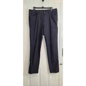 Lululemon mens ABC black pants 34/33 stretch performance golf
